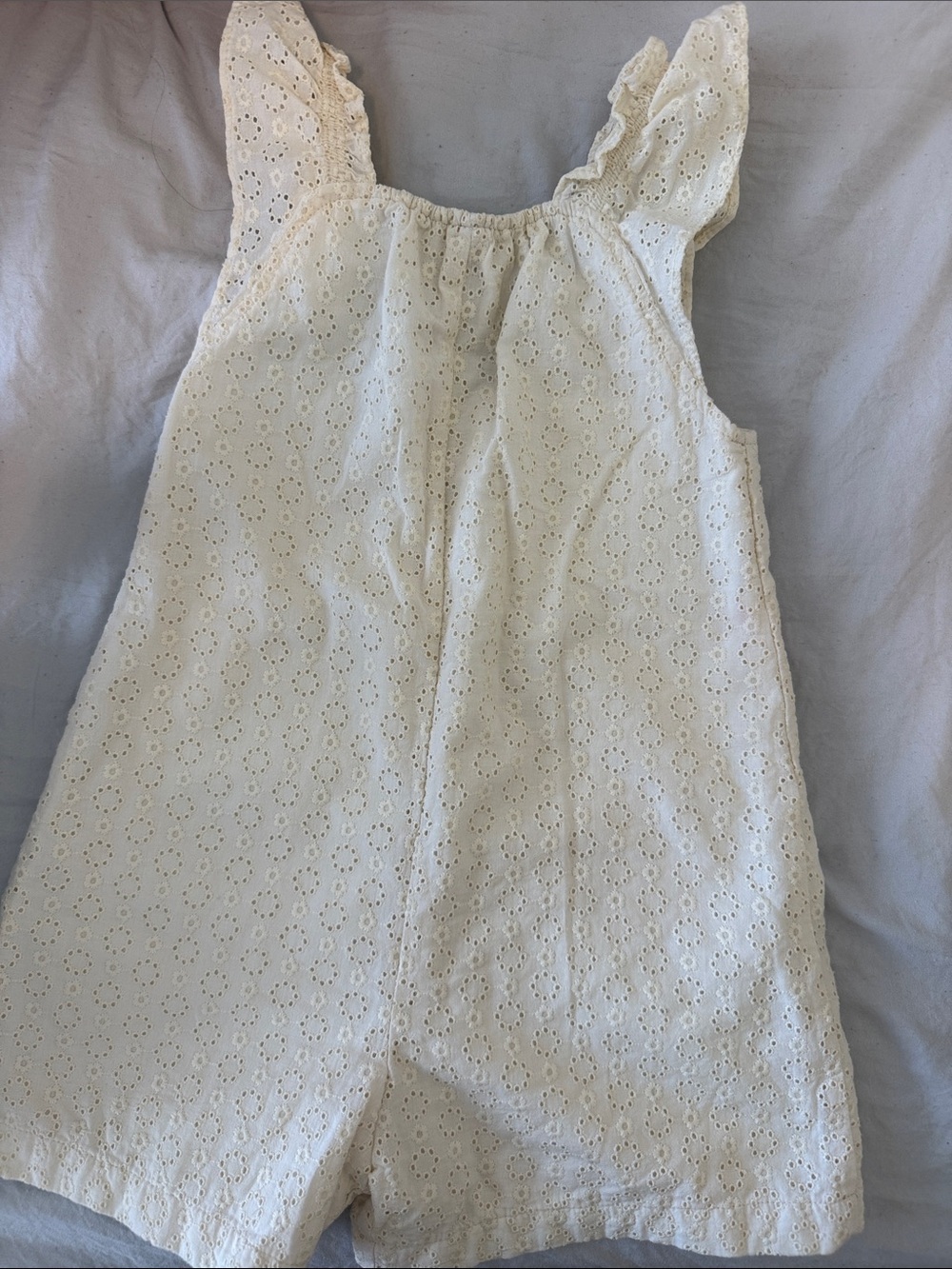 Zara Eyelet Sleeveless Romper